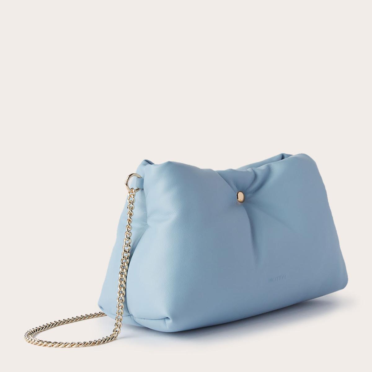 Motivi - Nuevo clutch bag efecto puff - Light - blue