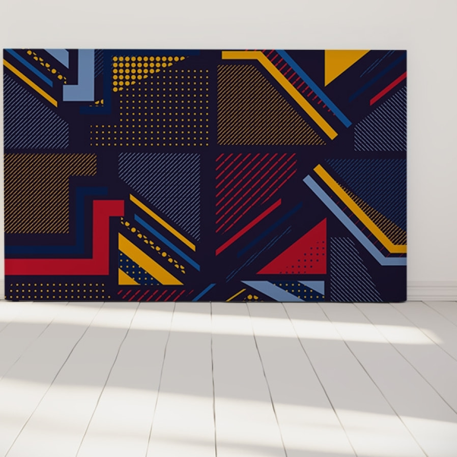 Tête de lit Architecture | Coloris Bleu nuit | Largeur au choix