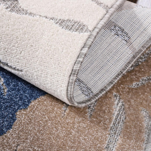 Tapis extérieur tissé kilim rond HALE