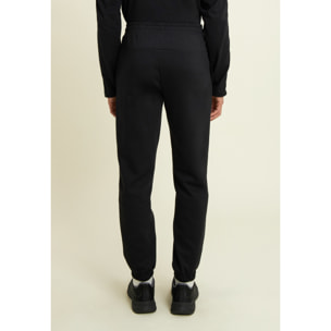 Pantaloni sportivi regular in interlock elasticizzato