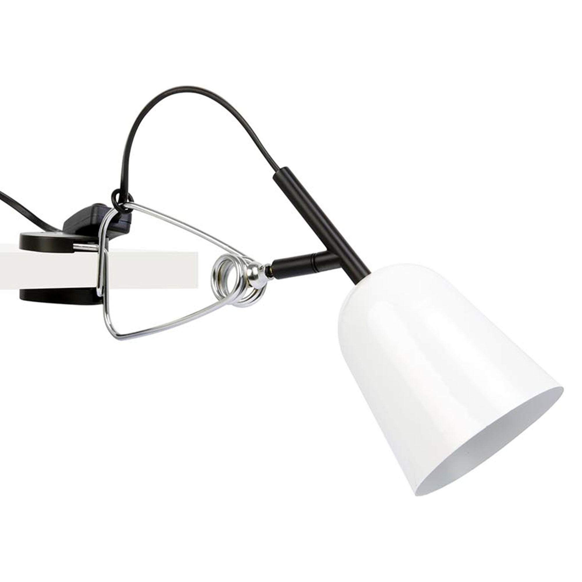 STUDIO Lampe avec pince blanche