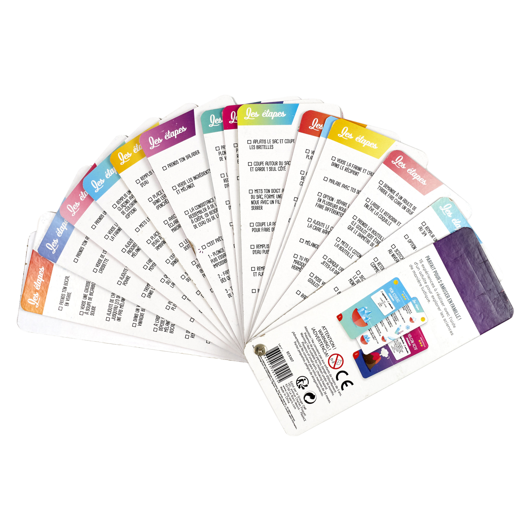 CARTES EDUCATIVES RECETTES DU SCIENTIFIQUE