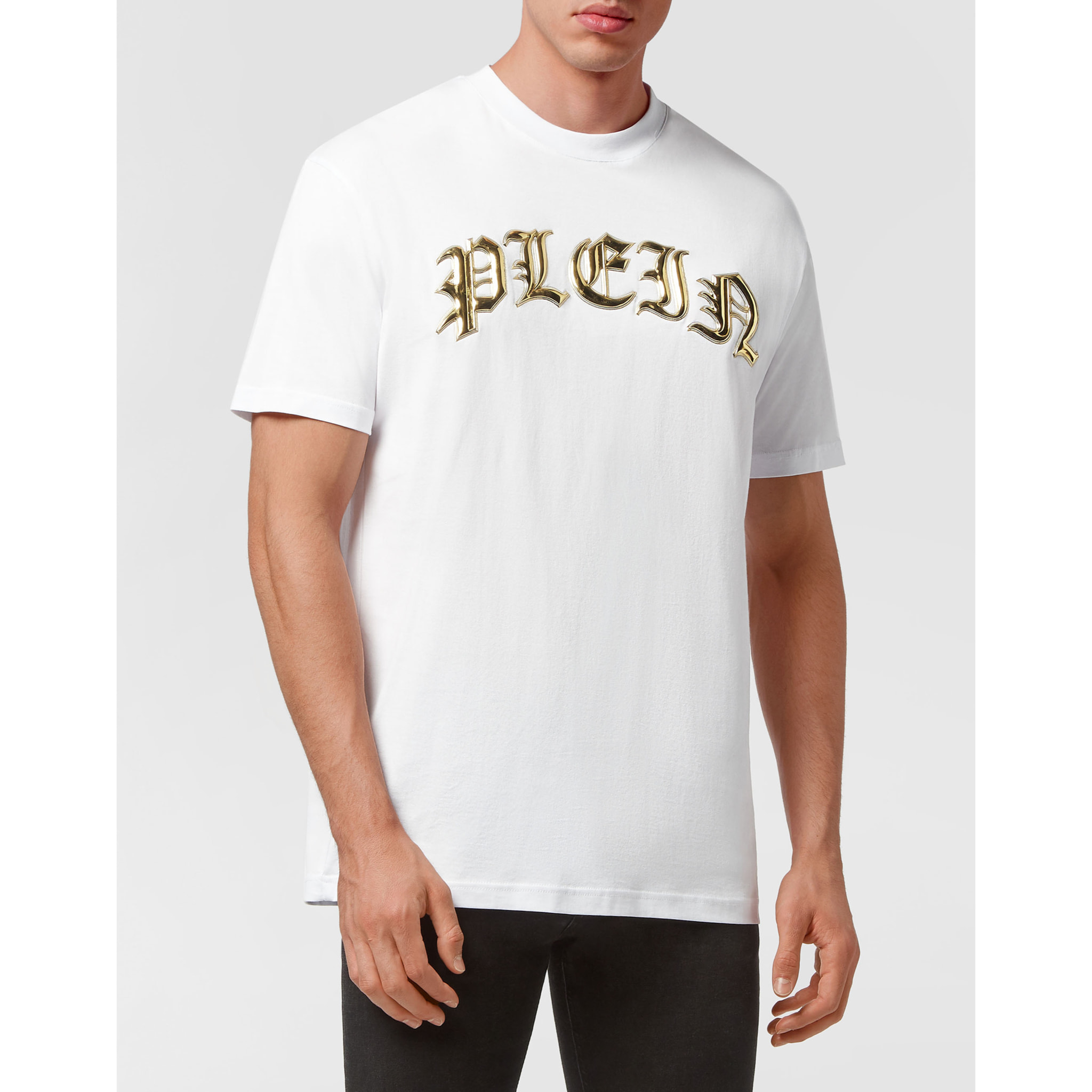PHILIPP PLEIN Camiseta de cuello redondo y manga corta GOTHIC PLEIN