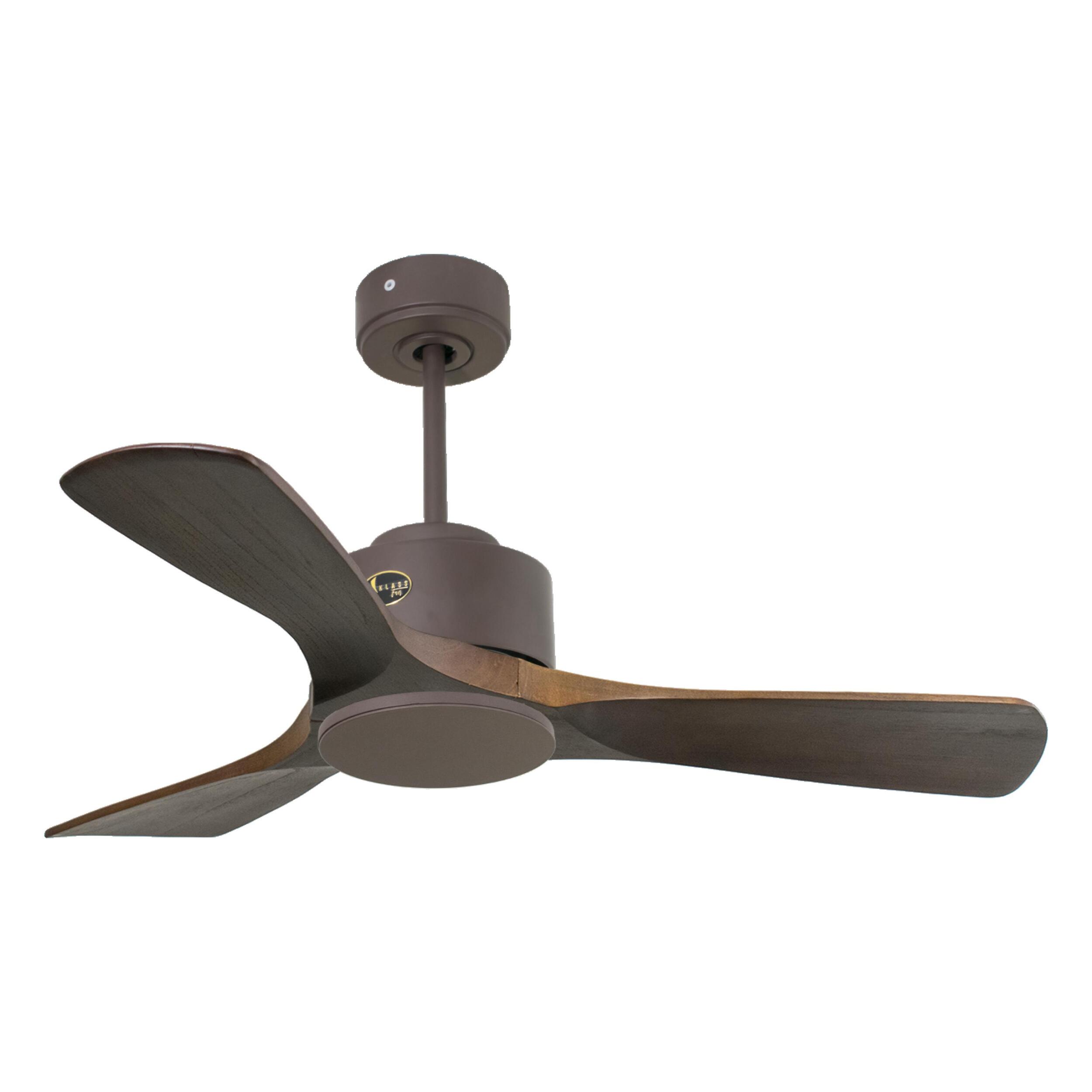 Ventilateur de plafond ø106 cm avec Wifi Réversible Hypersilence 40   W Chocolat