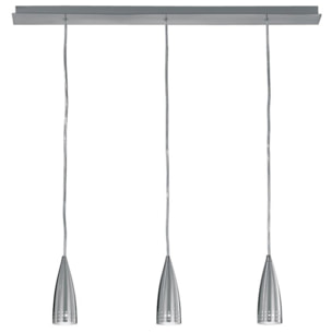 Lampada a sospensione in alluminio