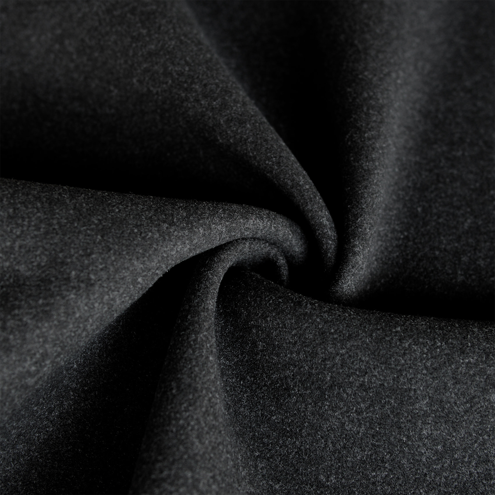 Rideau en flanelle - Charbon