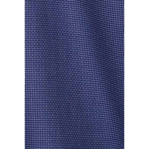 Camicia Uomo 2 Bottoni Button Down Slim Jacquard Fantasia Blu/Celeste
