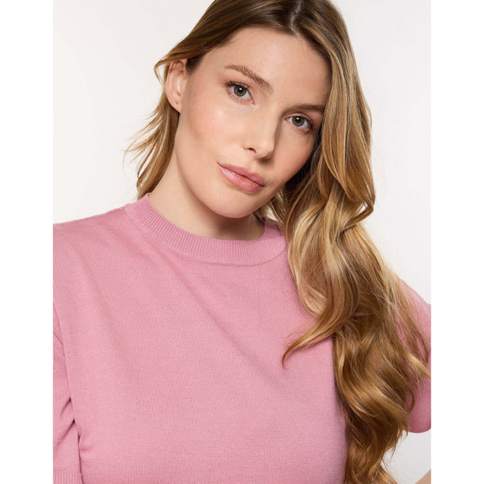 Camiseta de Punto Rosa - Gratera