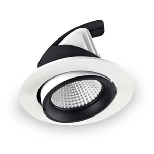 LEDS C4 Downlight Exterior Out S 25.9W Blanco Cálido 3000K CRI 80 26.9º Blanco 2190LM