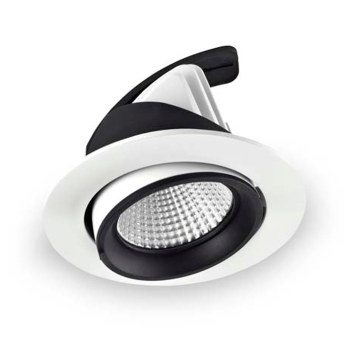 LEDS C4 Downlight Exterior Out S 25.9W Blanco Cálido 3000K CRI 80 26.9º Blanco 2190LM