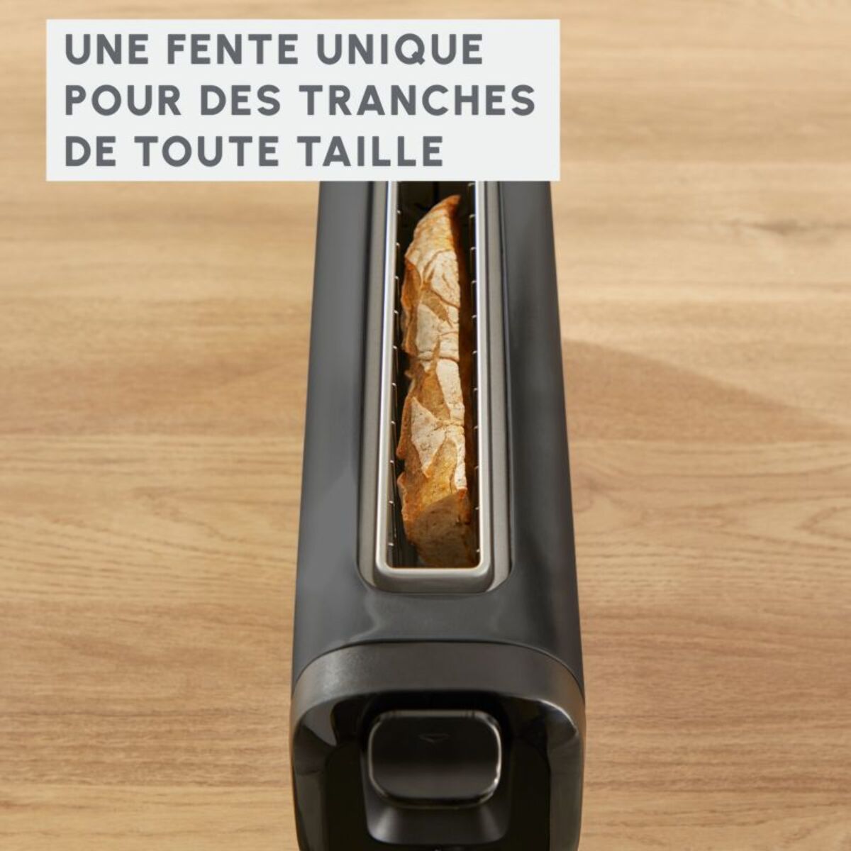 Grille-pain MOULINEX LS5S08E0 Subito Noir - Longue fente