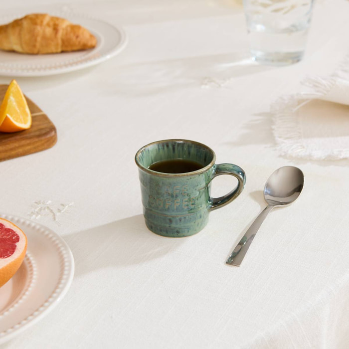 Tasse à café bleu emeraude 8cl