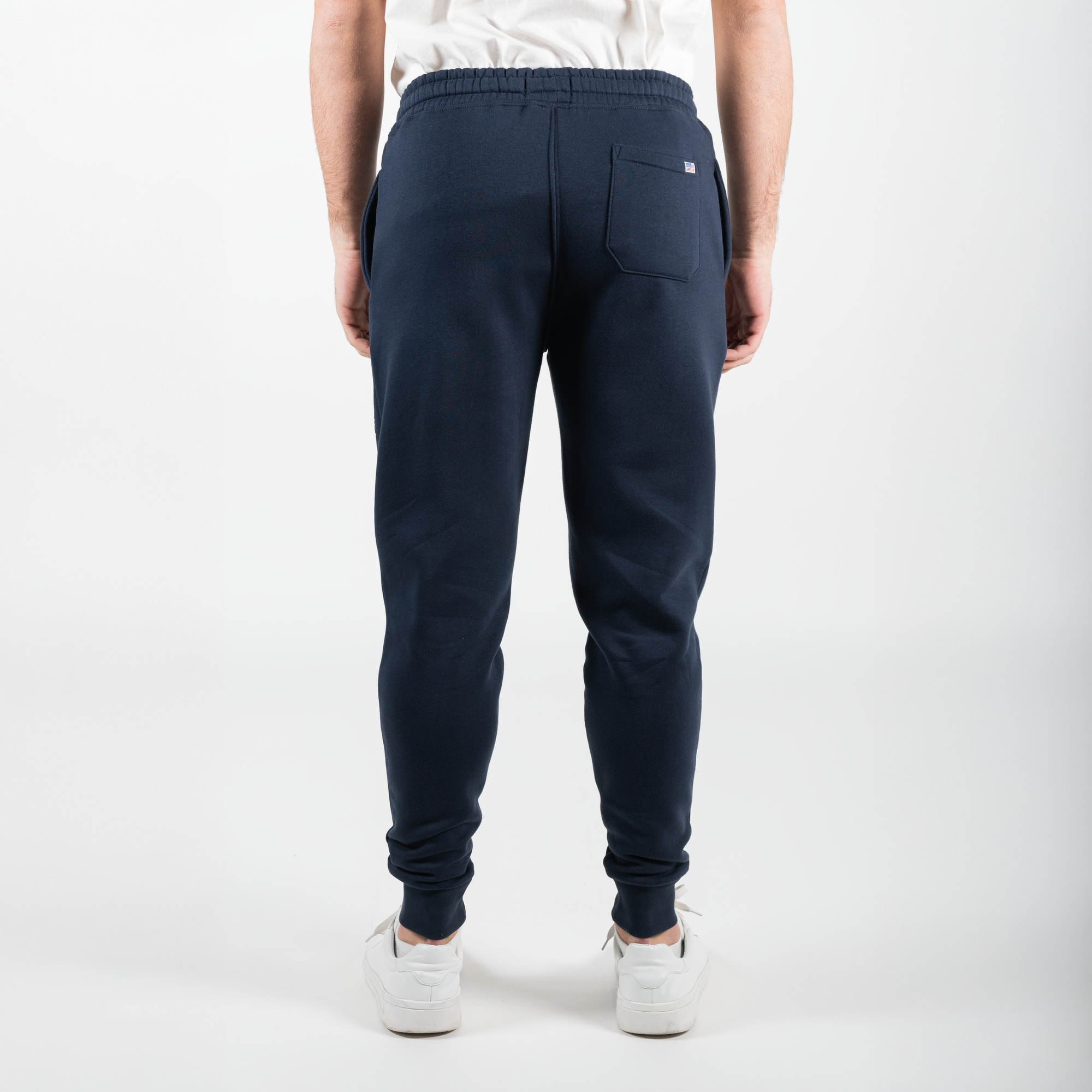 Pantaloni con stampa logo inside brushed