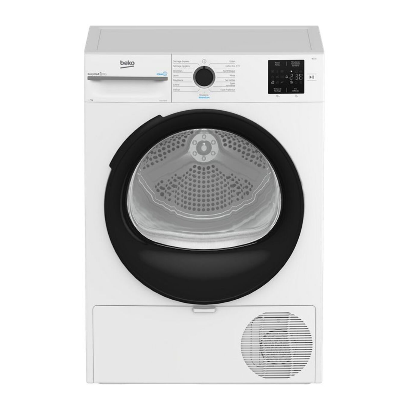 Sèche linge pompe à chaleur BEKO D3H17393W