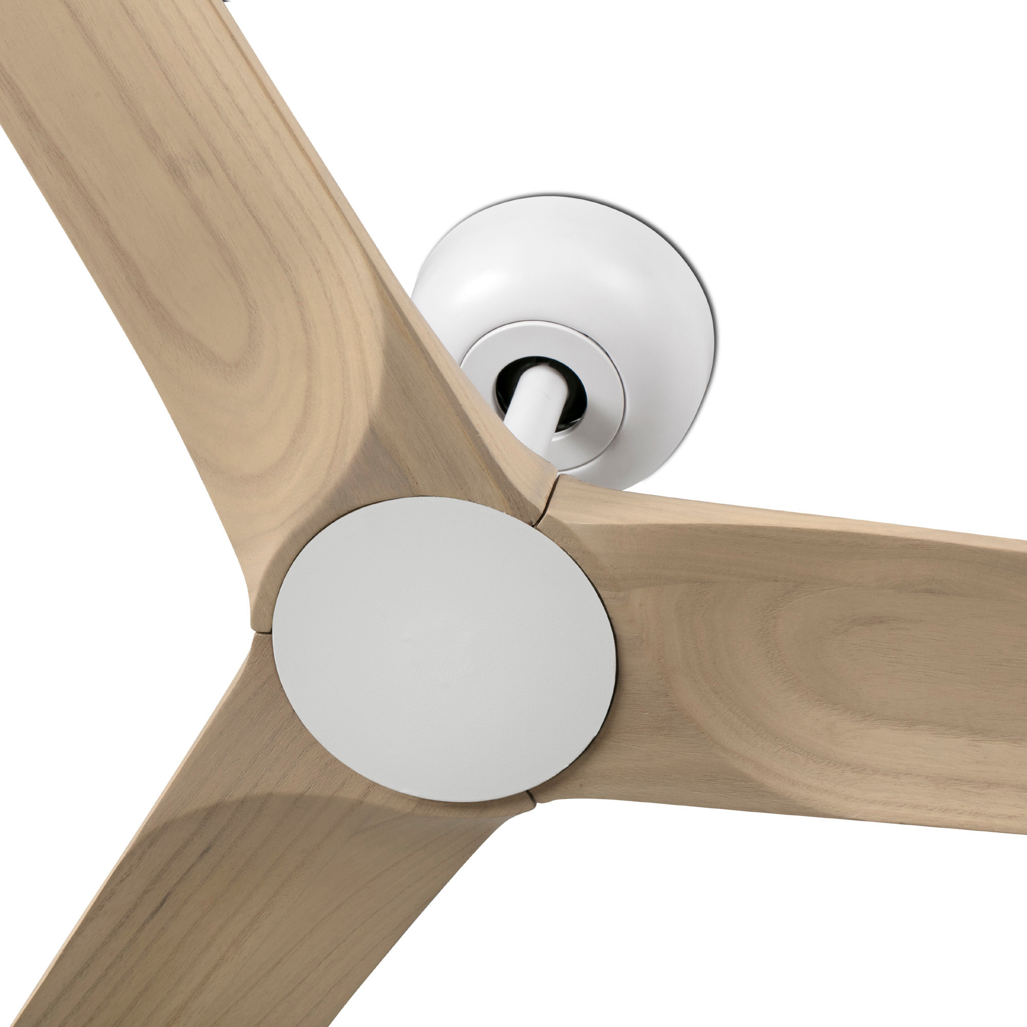 HEYWOOD S Ventilateur de plafond blanc/pino TUYA
