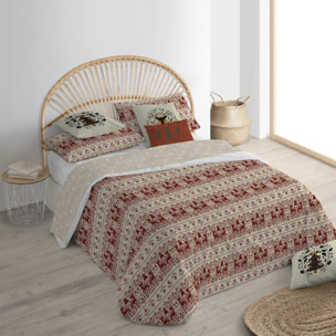 Housse de couette avec pressions 100% coton Merry Christmas 21