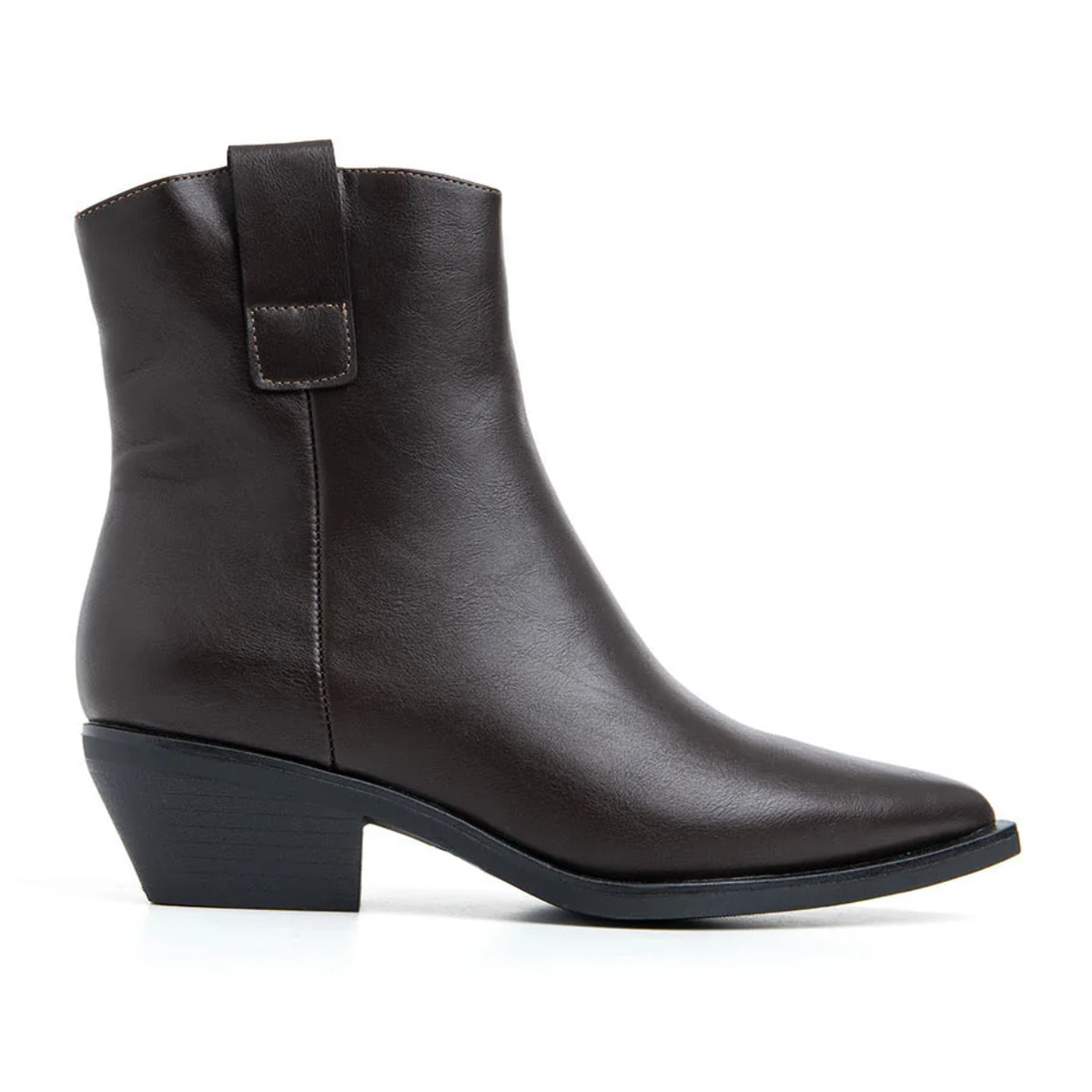 Texano basso liscio - MARRONE