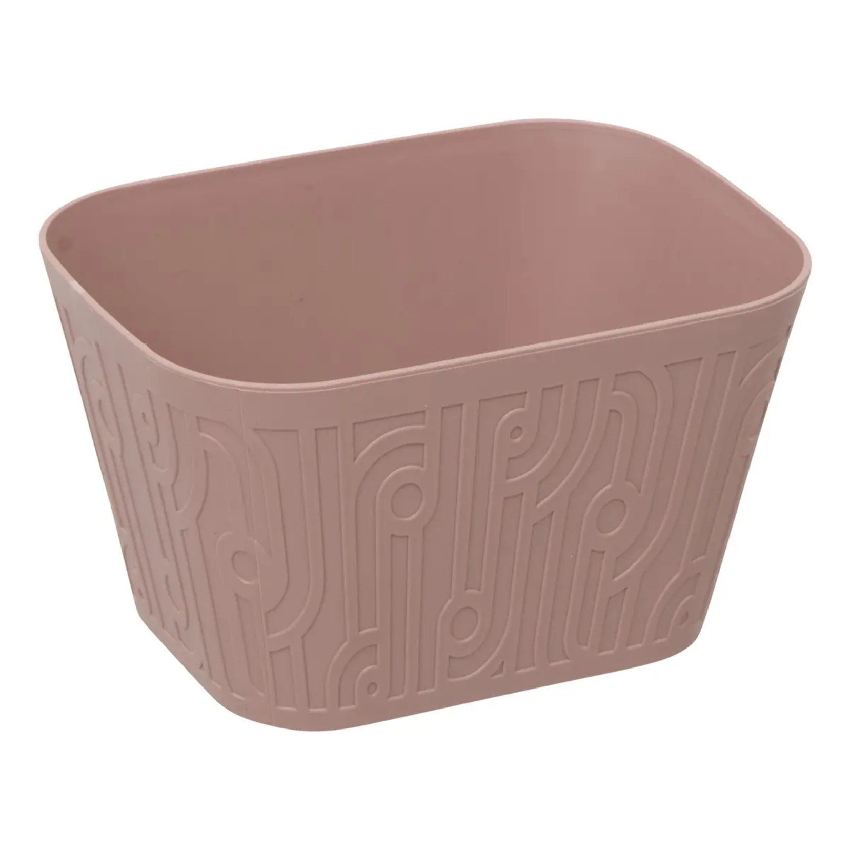 Panier rangement Arche 1,8L rose clair