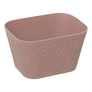Panier rangement Arche 1,8L rose clair