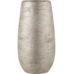 J-Line vase Irrégulier Rugueux - céramique - argent - large - 41 cm de hauteur