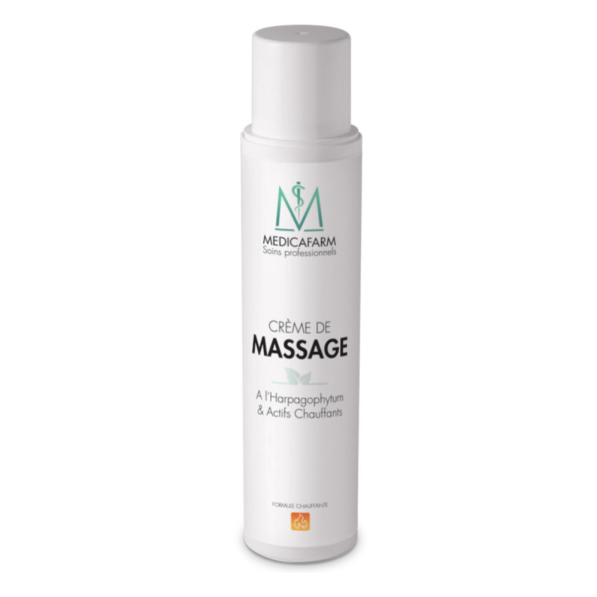 MEDICAFARM - Crème de massage à l'harpagophytum et actifs chauffants - Aide à soulager les douleurs musculaires - Formule chauffante - Flacon airless 250 ml