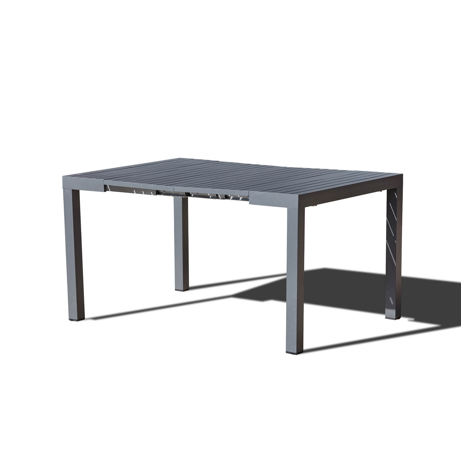 Console extensible aluminium 2-12pl + housse DANTE