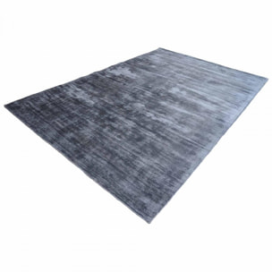 Tapis artisanal doux et soyeux tufté main en viscose