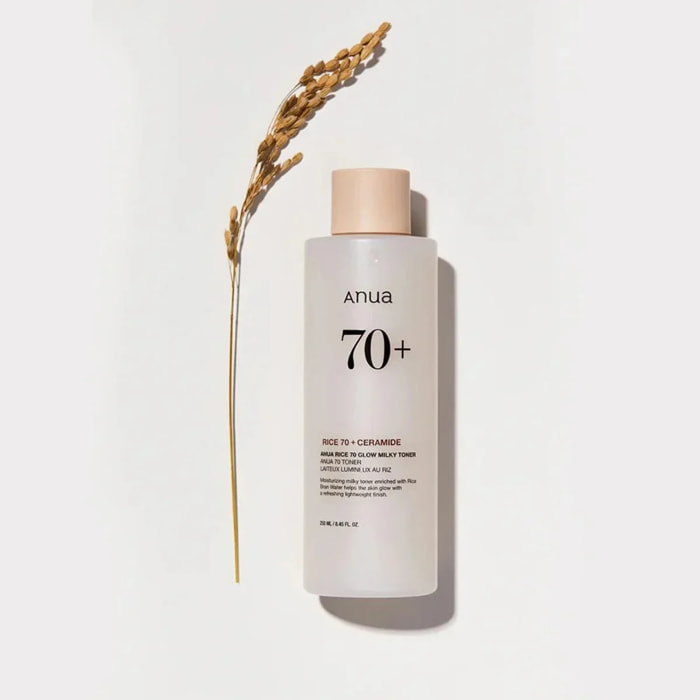 Tónico Anua Rice 70 Glow Milky Toner 250 ml