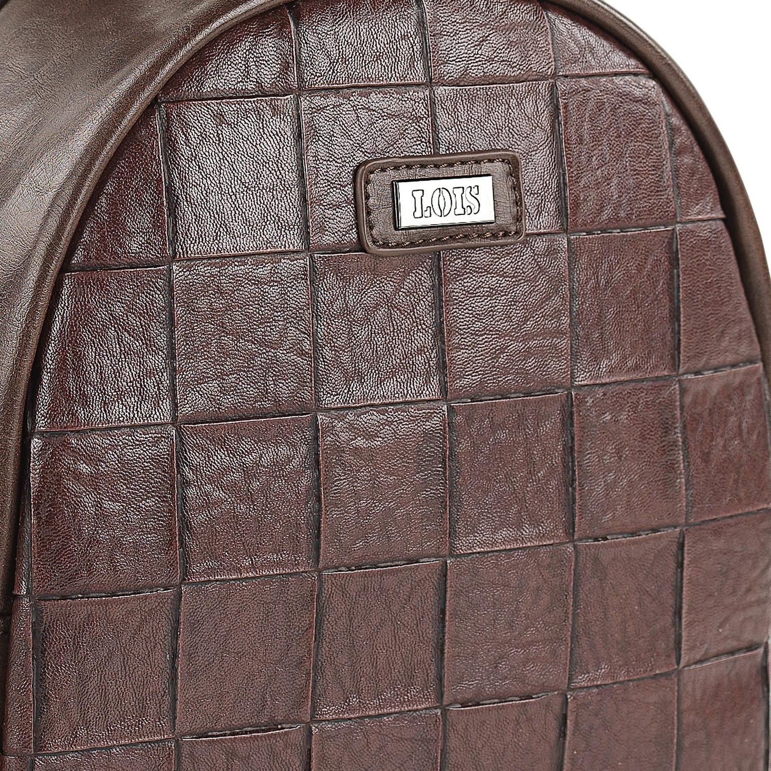 Bolso Mochila Mujer Lois Crossover Marron