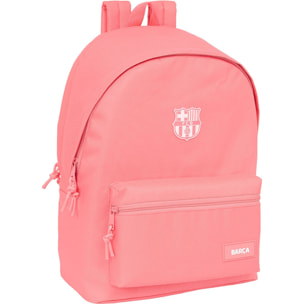 Mochila doble para portatil 15,6"+usb f.c.barcelona chica coral