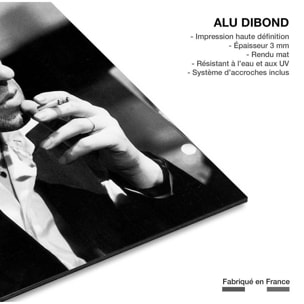 Tableau serge gainsbourg à la tv  Tableau alu Dibond