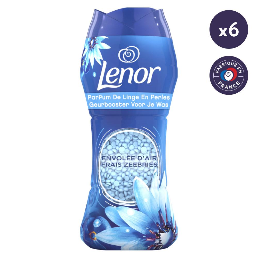 Lenor - 6x16 Lavages Envolée d'Air Frais, Parfum de Linge Lenor 224g