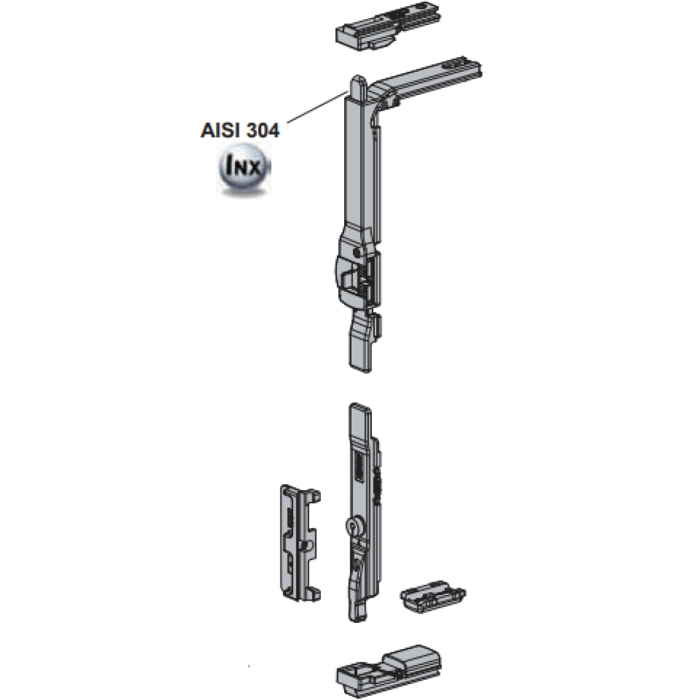 Boîte base Galicube FAPIM 1V - Sans poignée ni paumelle - 1461I-Z5