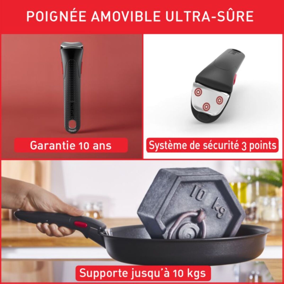 Batterie de cuisine TEFAL Ingenio Emotion 13pcs