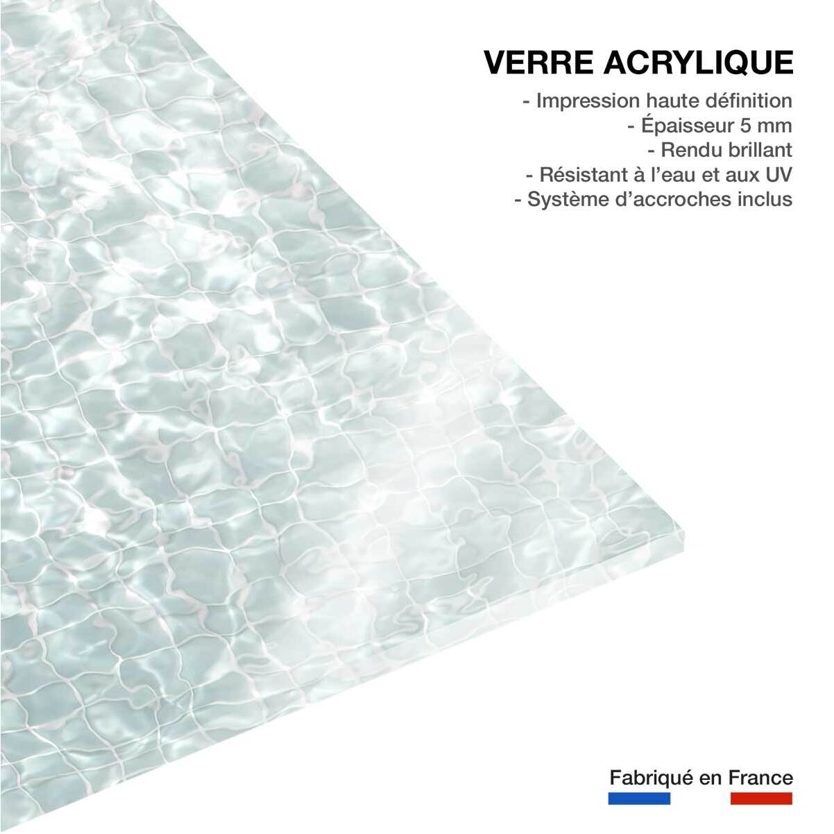 Tableau au fond de la piscine Tableau plexiglas