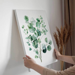 Tableau fleurs eucalyptus élégance Toile imprimée