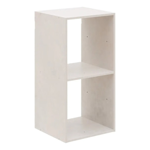Étagère Mix'N Modul 2 cases rectangulaire beige
