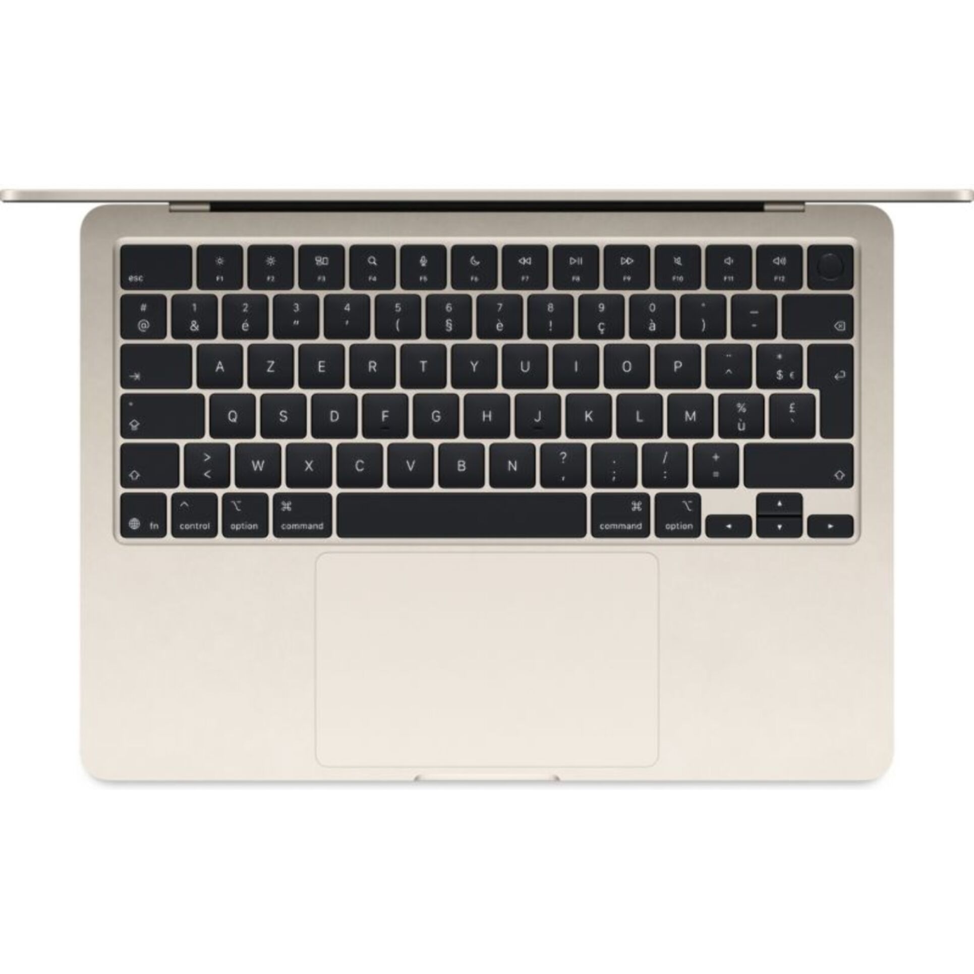 Ordinateur Apple MACBOOK Air 13" Puce M5 CPU 10 / GPU 10 coeurs Mémoire RAM 16Go Stockage 1To SSD Lumière stellaire
