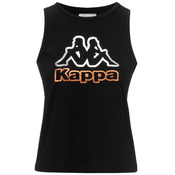 T-Shirts & Top Kappa Donna LOGO FRIA Nero