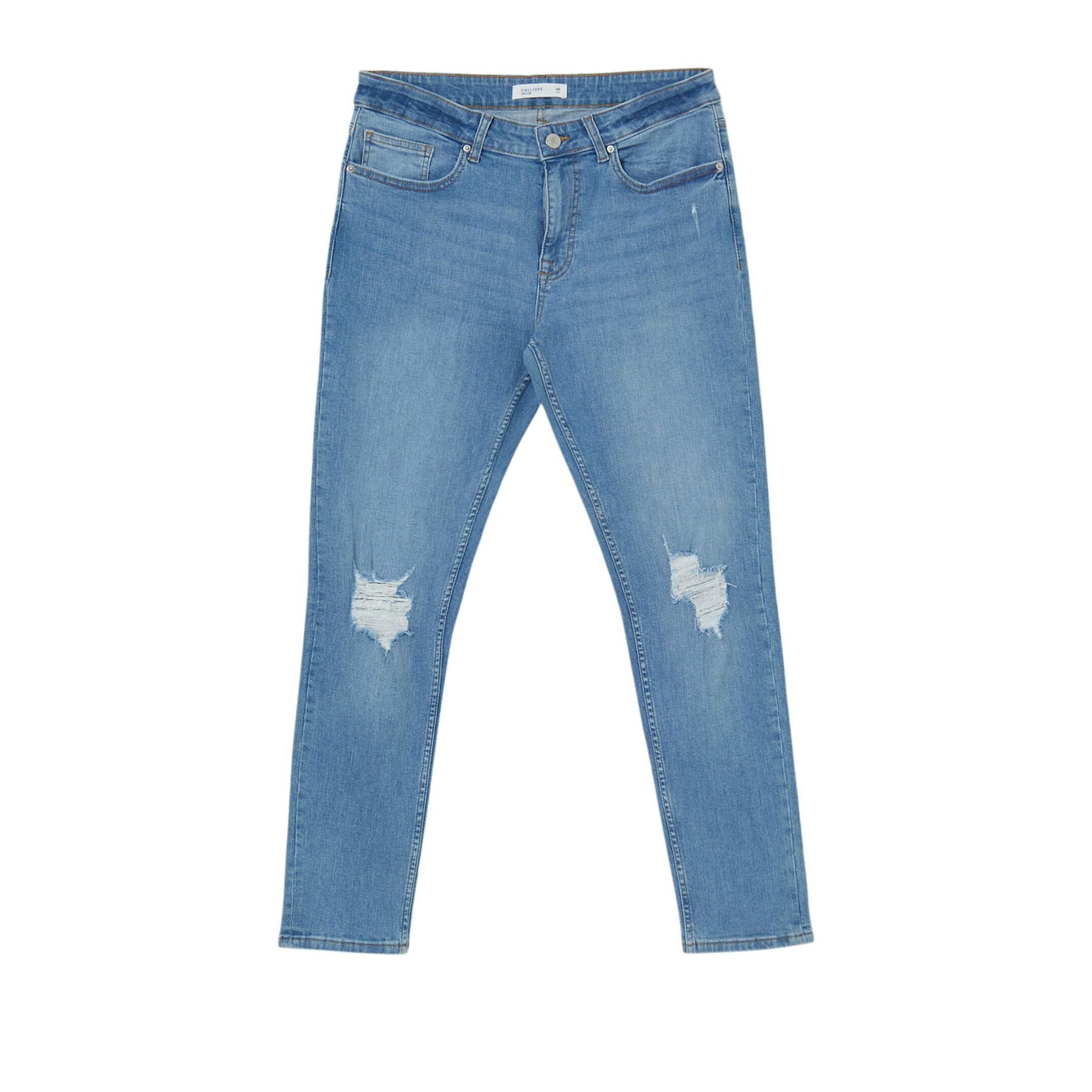 Jeans skinny con rotture