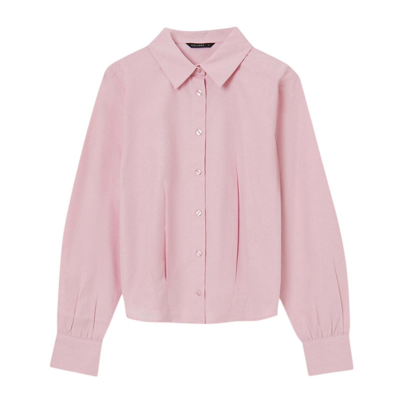 Camicia cropped con pinces