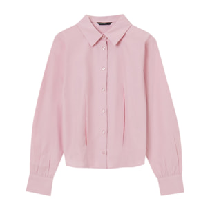 Camicia cropped con pinces
