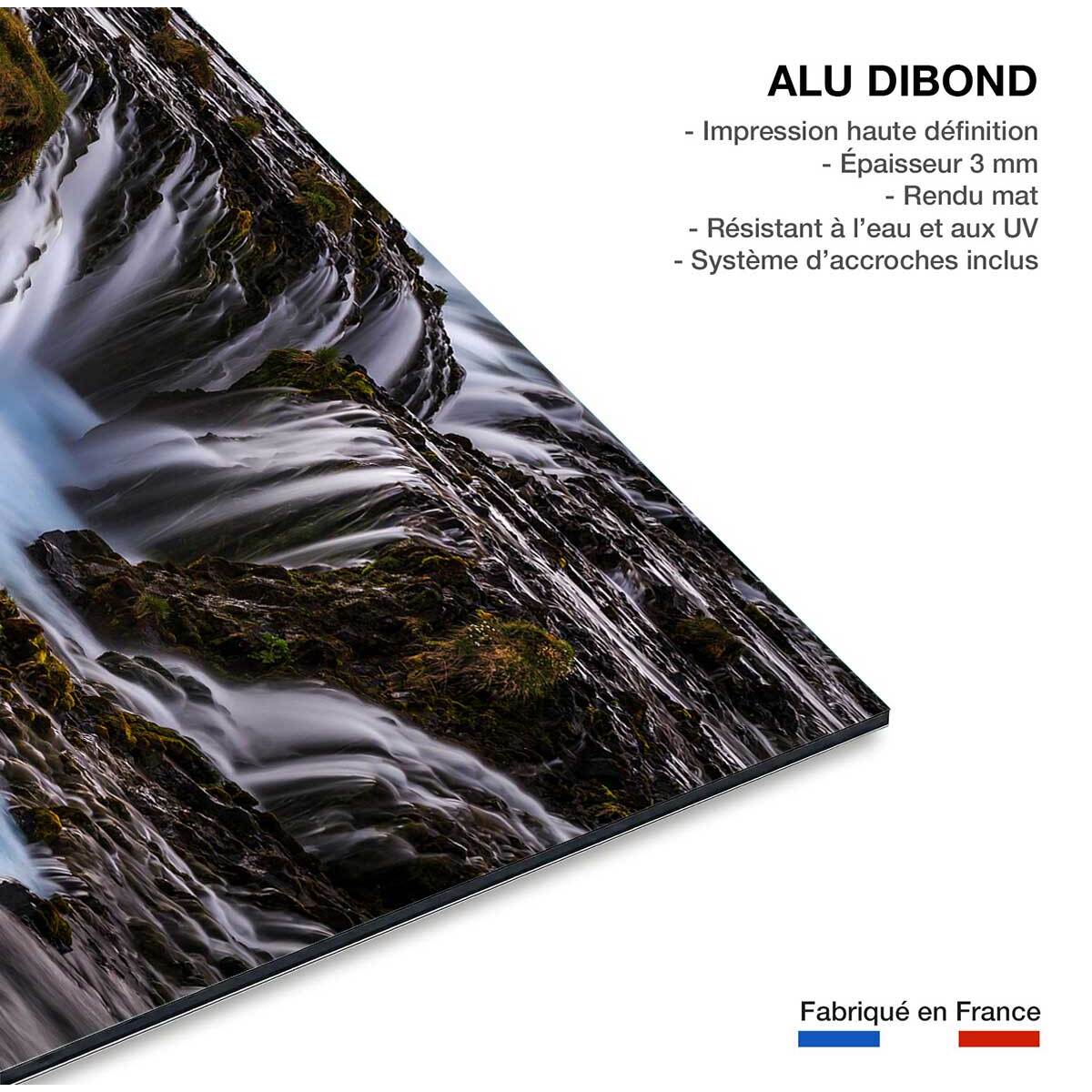 Tableau Islande Beaute bleue Tableau alu Dibond