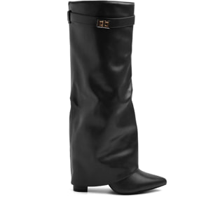 Stivale modello shark lock - NERO