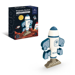 COHETE MAGNÉTICO DE CONSTRUCCIÓN: COHETE DE GRAN POTENCIA 8 pcs