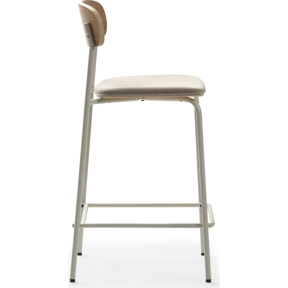 Lot de 2 tabourets de bar en tissu - SVALA