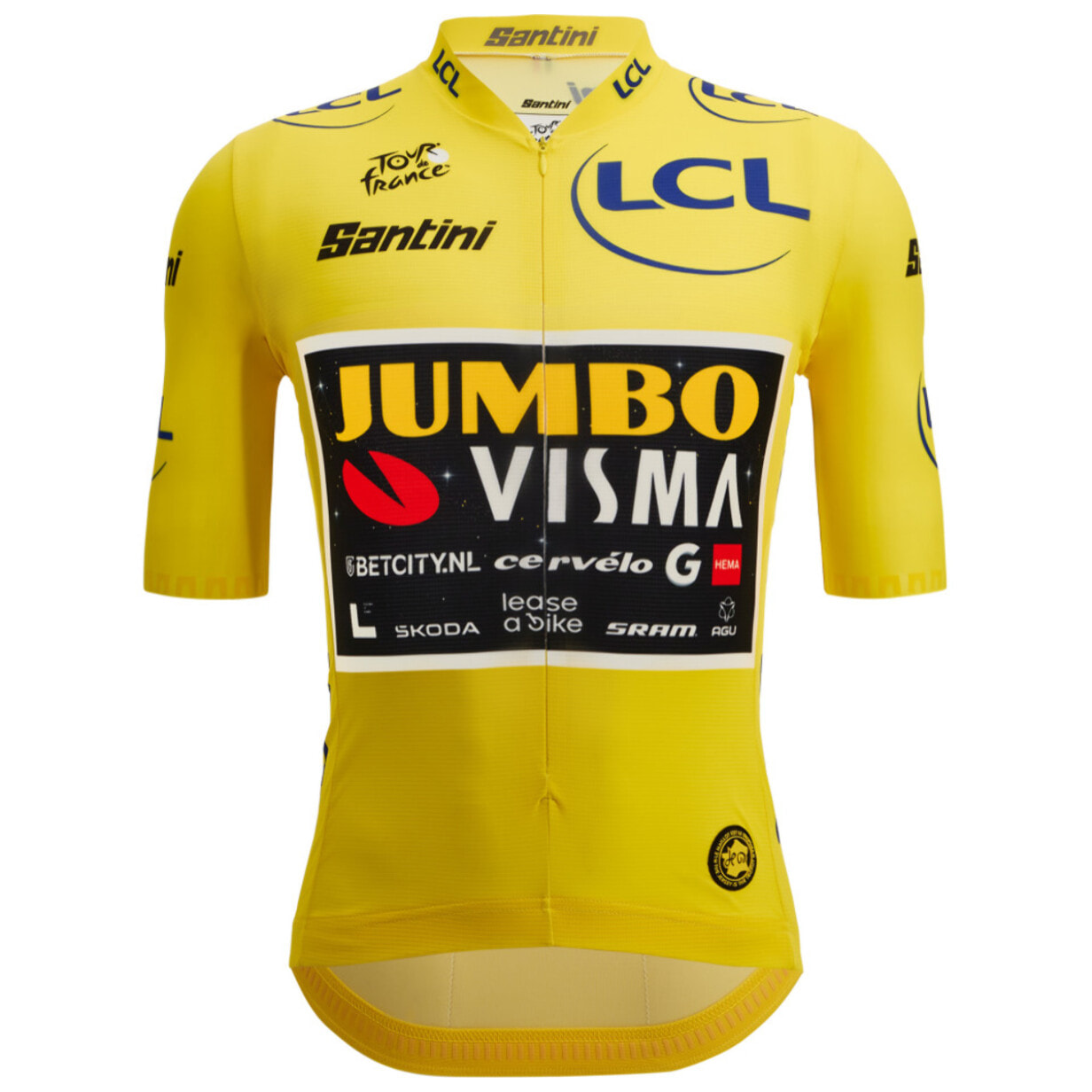 Tour De France 2023 - Vingegaard Yellow Jersey - Amarillo - Hombre