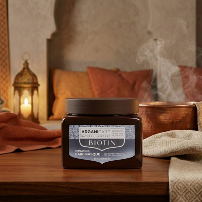 Biotine - Masque Hydratant et Réparateur - Cheveux Secs et Abîmés 500 ml