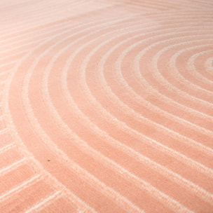 Tapis salon et chambre tissé motif arc-en-ciel SUDU