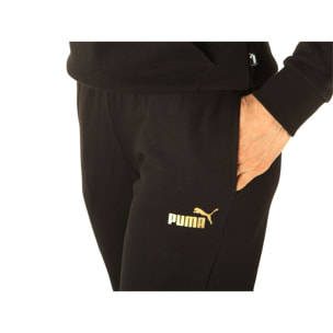 Pantaloni Puma ESS Metallic Pants TR Nero